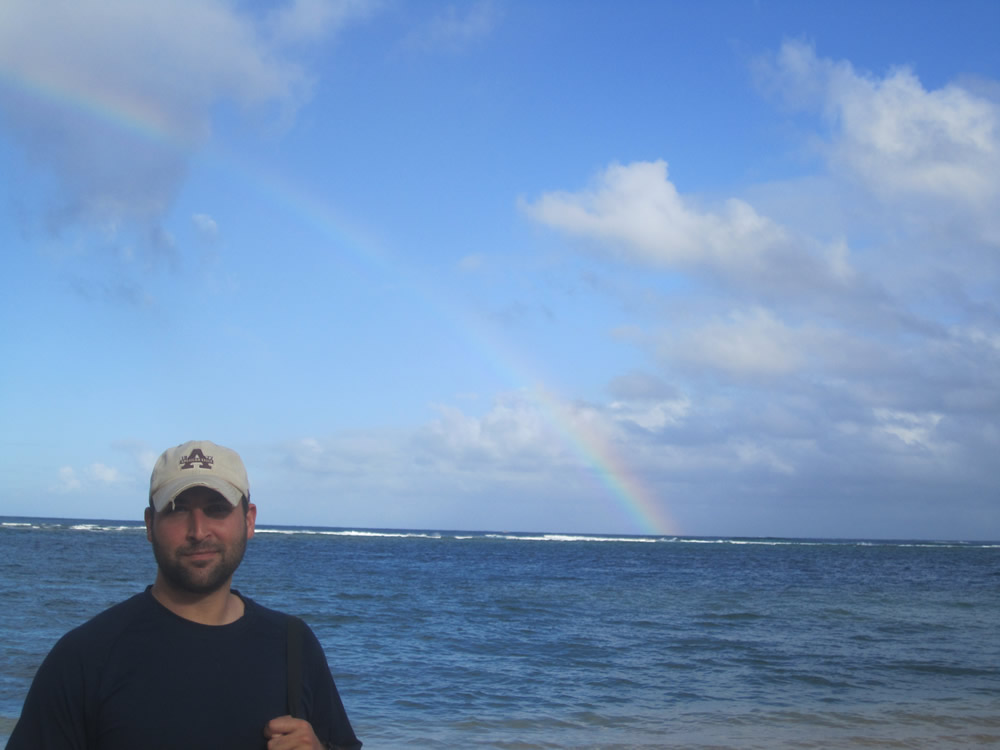 Zach Zimmerman and Kauai Rainbow